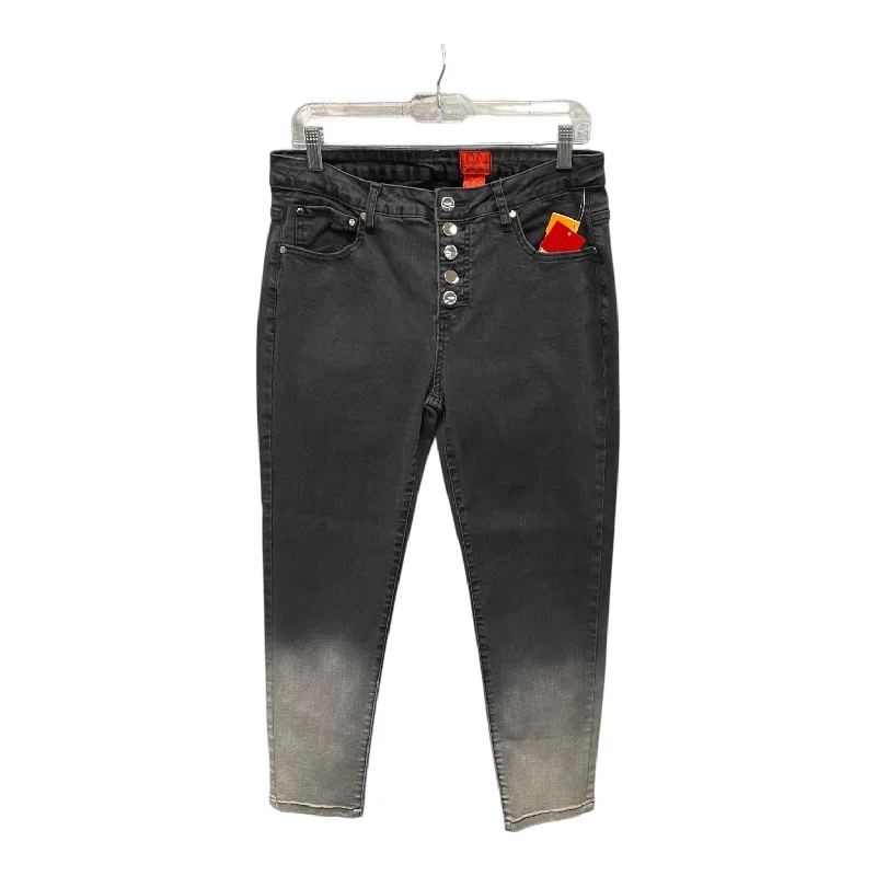 Urban Comfort Jeans Skinny By Cristina In Grey, Size:10
