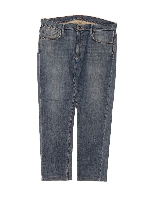 Luxury Classic MASSIMO DUTTI Mens Slim Jeans EU 46 XL W36 L30 Blue Cotton