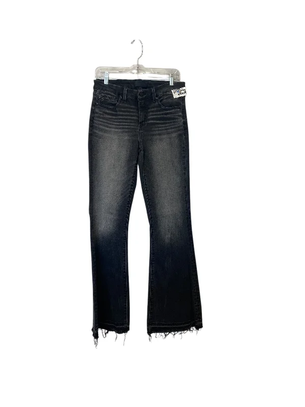 Elegant Comfort Jeans Flared By Buckle Black In Black, Size: 28