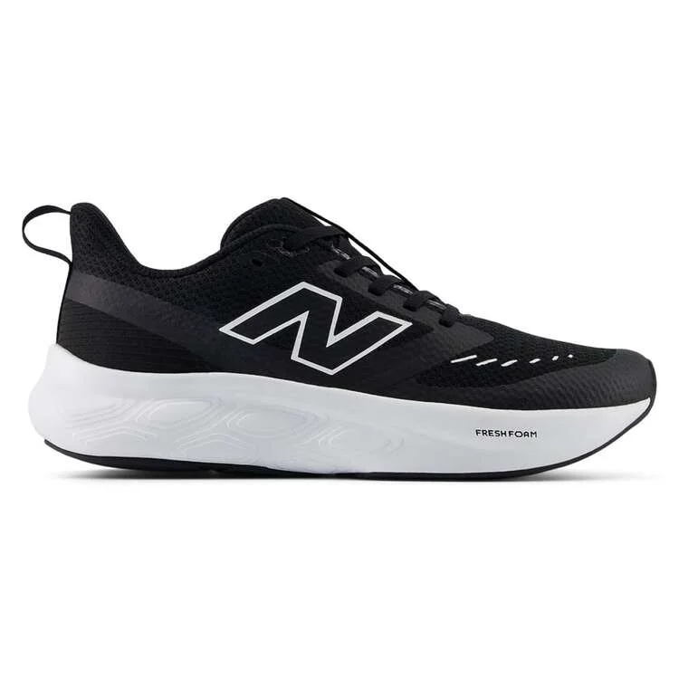 Unique Design NEW BALANCE KID'S FRESH FOAM 625 BLACK/WHITE RUNNING SHOES