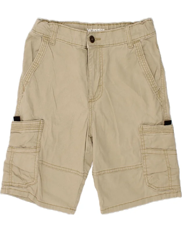 Bright Colors WRANGLER Boys Classic Cargo Shorts 11-12 Years W26 Beige Cotton