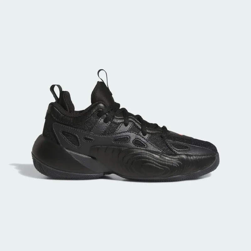 Minimalism ADIDAS KID'S TRAE UNLIMITED BLACK/SOLAR BASKETBAL SHOES