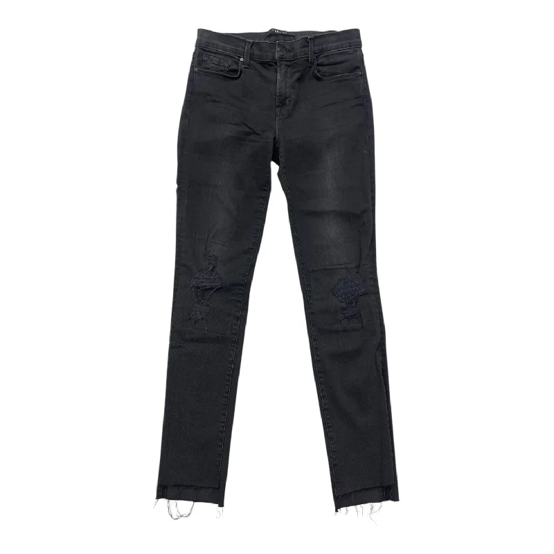 Trends Jeans Skinny By J Brand In Black Denim, Size: 4