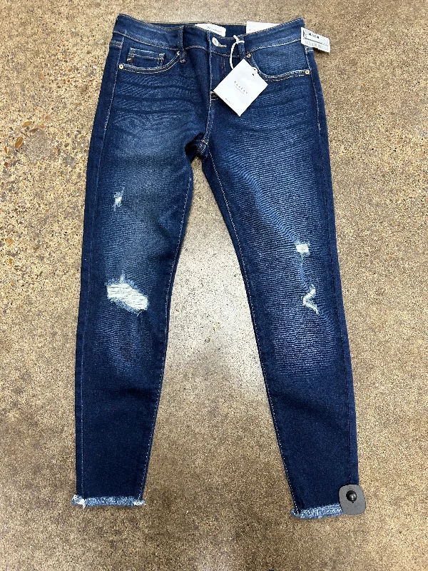 Soft Clothing Jeans Skinny By Kancan In Blue Denim, Size:6