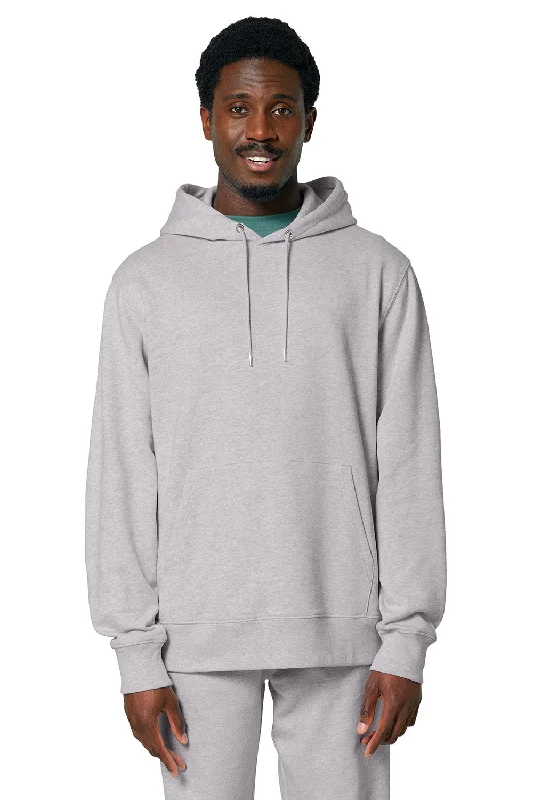 Personalized Series Stanley/Stella Mens Cruiser 2.0 Hooded Sweatshirt Hoodie w/ Pouch Pocket - Heather Cool Grey - NEW Personalized Series Stanley/Stella Mens Cruiser 2.0 Hooded Sweatshirt Hoodie w/ Pouch Pocket - Heather Cool Grey - NEW
