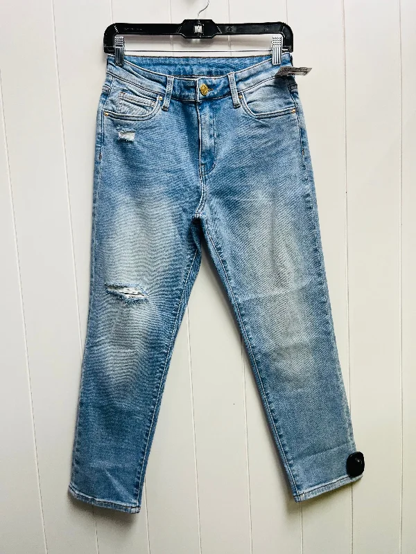 Timeless Comfort Jeans Straight By Kut In Blue Denim, Size: 4