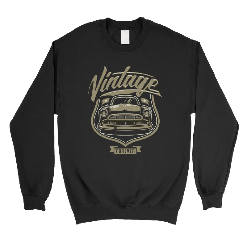 Easy Chic Wear Vintage Forever Unisex Crewneck Sweatshirt Vintage Design Pullover