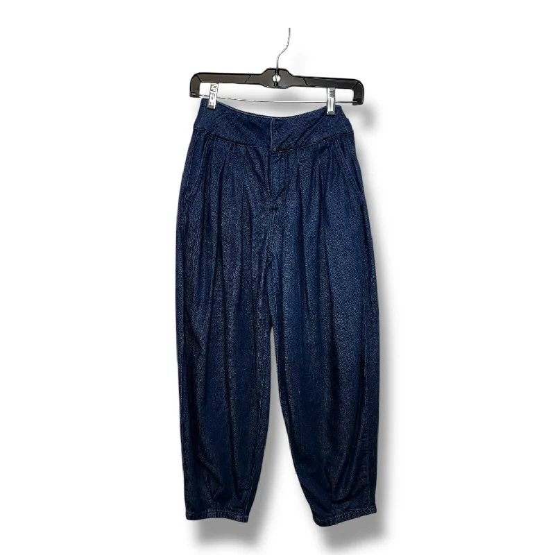 Trendy Layers Jeans Boyfriend By Pilcro In Blue Denim, Size: 0