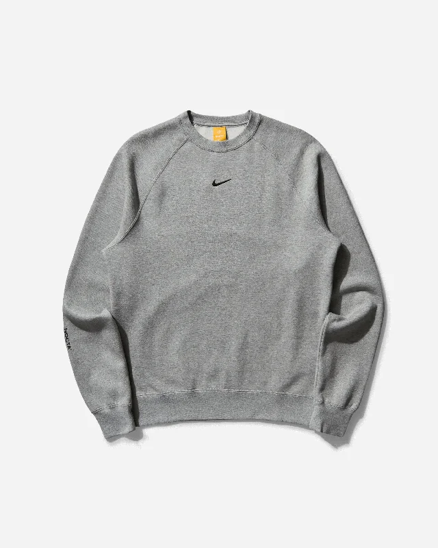 Bright Colors Men's NOCTA Fleece Crewneck Sweatshirt Dark Grey Heather