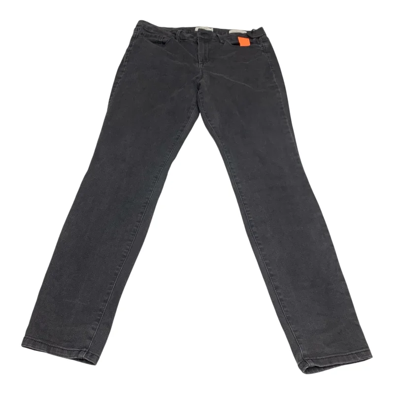 Embroidered Letters Jeans Skinny By Jessica Simpson In Black, Size: 10
