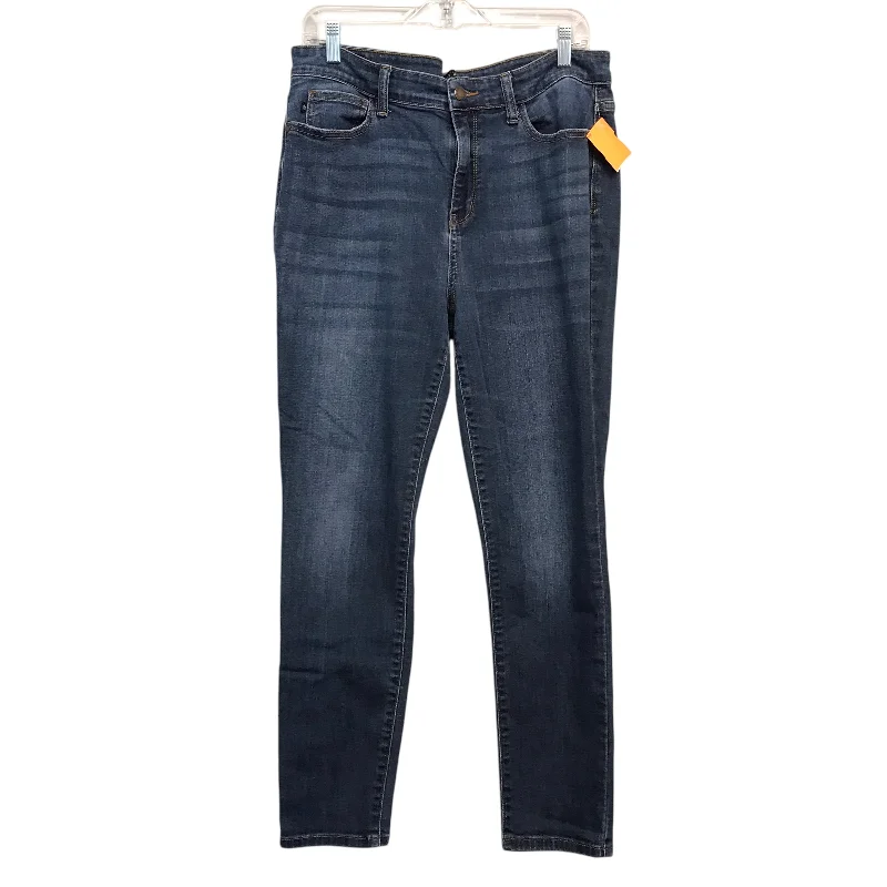 Playful Style Jeans Straight By Judy Blue In Blue Denim, Size:14