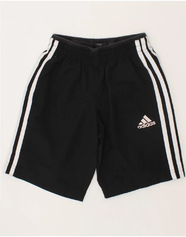 Fresh And Simple ADIDAS Boys Sport Shorts 5-6 Years Black Polyester