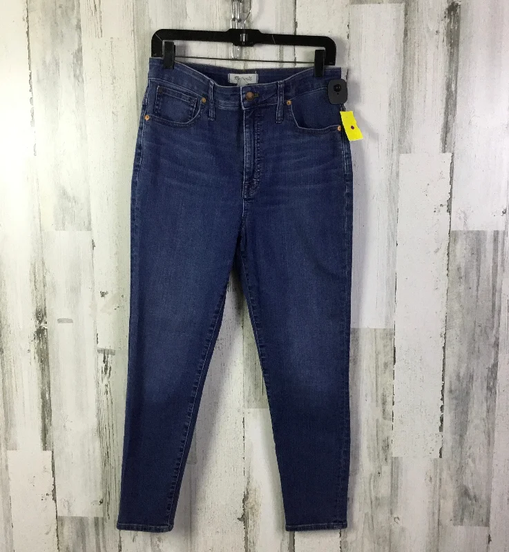 Weekend Comfort Jeans Straight By Madewell In Blue Denim, Size: 10