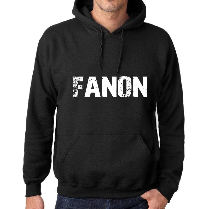 American Style Men's Women's Unisex Printed Graphic Cotton Hoodie Soft Heavyweight Hooded Sweatshirt Pullover Popular Words FANON Deep Black American Style Men's Women's Unisex Printed Graphic Cotton Hoodie Soft Heavyweight Hooded Sweatshirt Pullover Popular Words FANON Deep Black