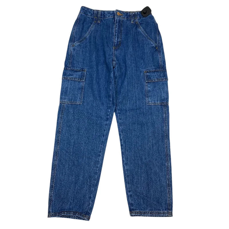 Relaxed Weekend Wear Jeans Boyfriend By Universal Thread In Blue Denim, Size: 2