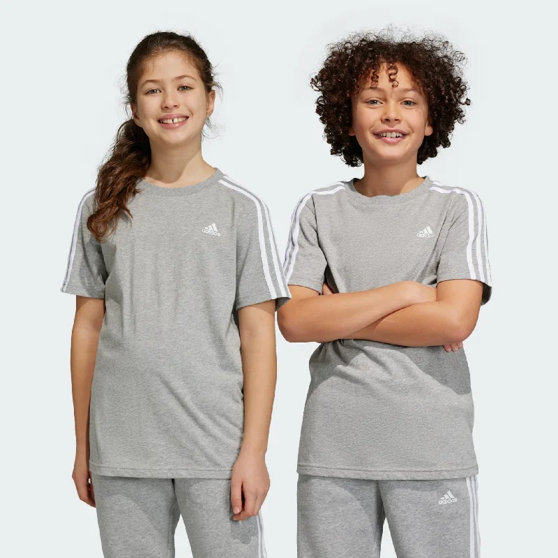 Ethnic Style ADIDAS KID'S ESSENTIALS 3-STRIPES GREY TEE