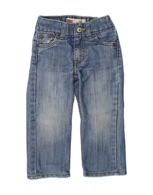 High Street Series LEVI'S Baby Boys 514 Straight Jeans 18-24 Months W20 L13  Blue Cotton