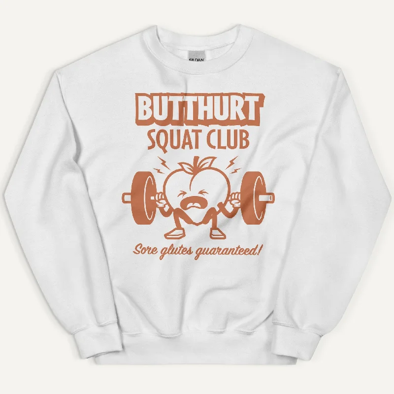 Trendy Comfort Butthurt Squat Club Sweatshirt