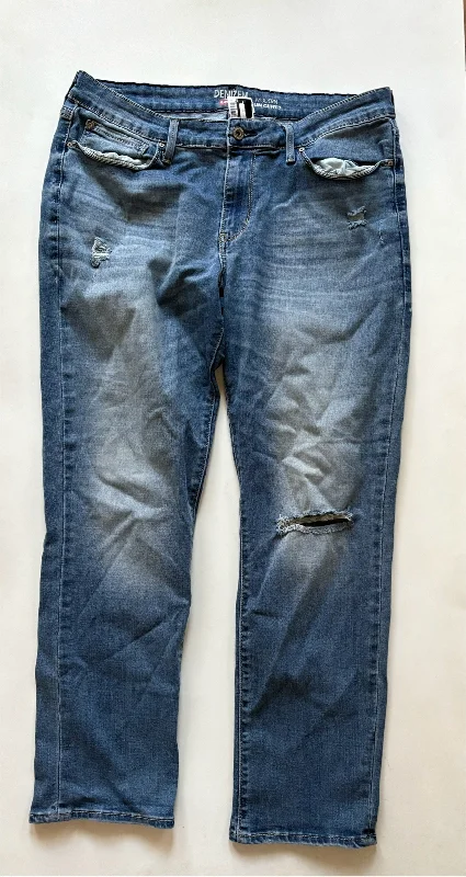 Fresh Comfort Jeans Straight By Denizen By Levis In Blue, Size: 16