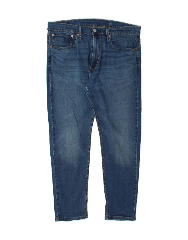 High Street Design LEVI'S Mens 512 Slim Tapered Jeans W34 L30 Blue Cotton