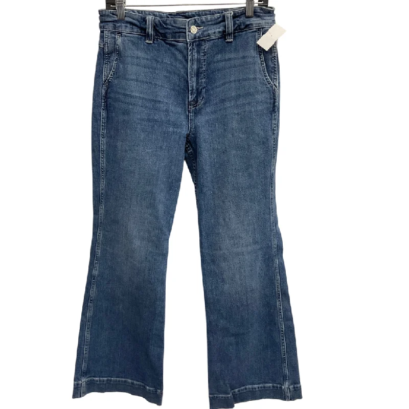 Personalized Design Jeans Boot Cut By J. Crew In Blue Denim, Size: 8