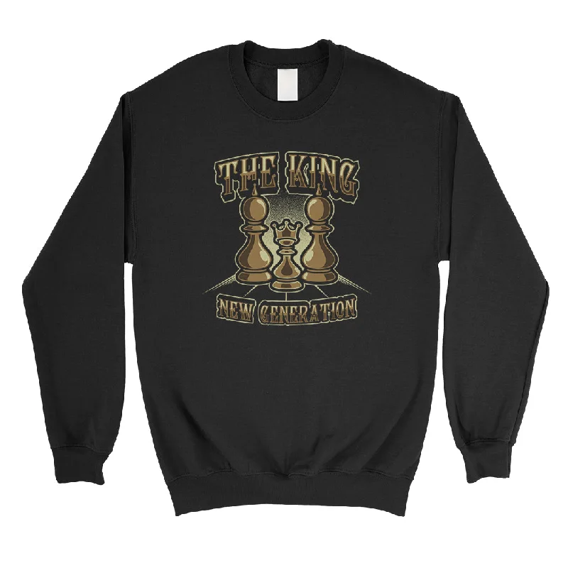 Soft Tops The King New Gen Unisex Crewneck Sweatshirt Unique Graphic Pullover