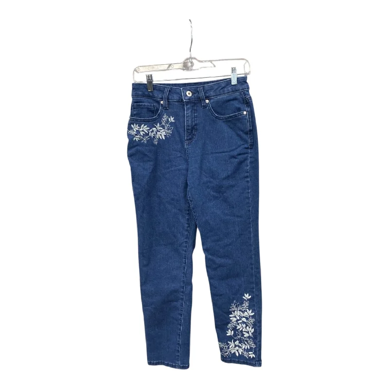 Comfort Fit Jeans Straight By Style And Company In Blue, Size:4P