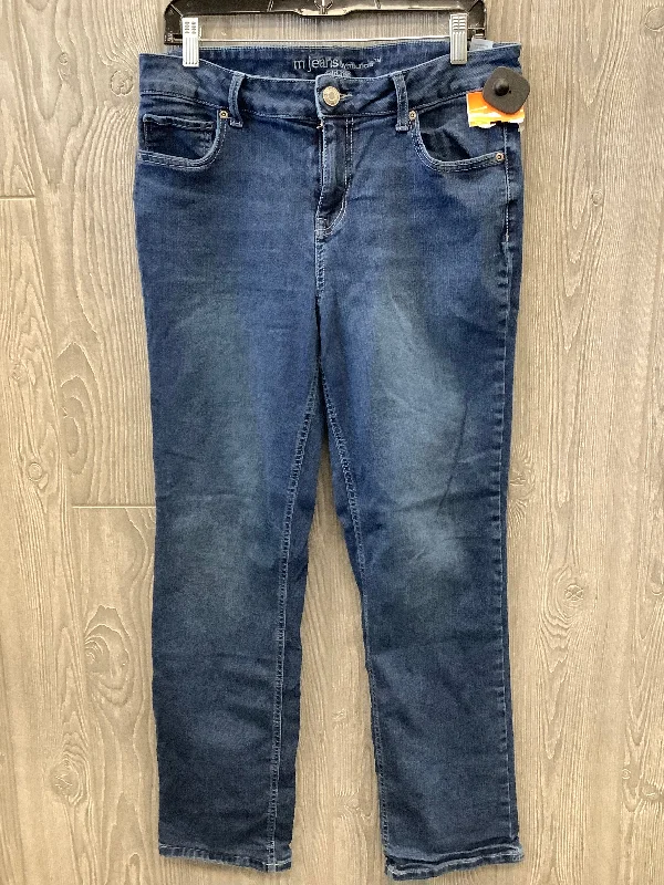 Classic Retro Jeans Straight By Maurices In Blue Denim, Size: 14