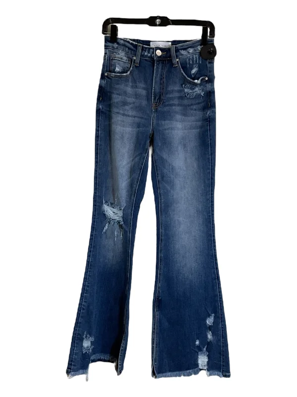 Comfy Chic Jeans Flared By Risen In Blue Denim, Size: 4