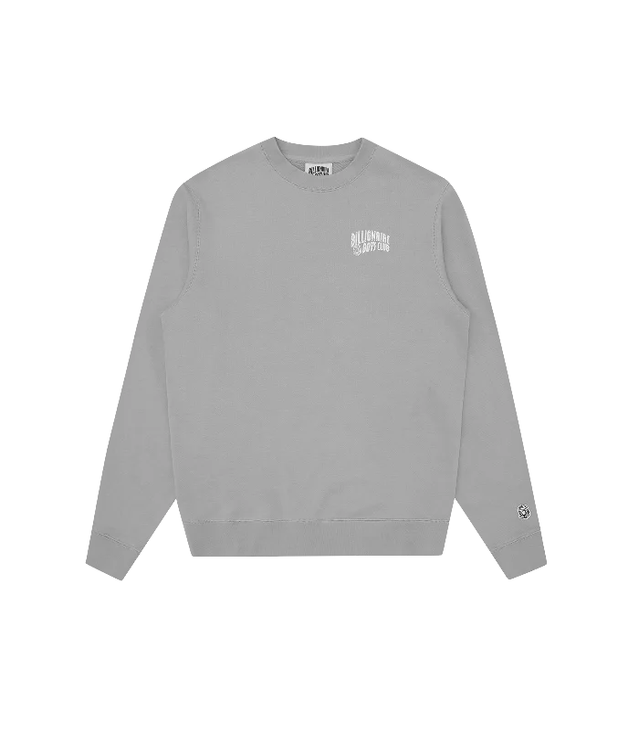 Soft Casuals SMALL ARCH LOGO CREWNECK - FLAT GREY