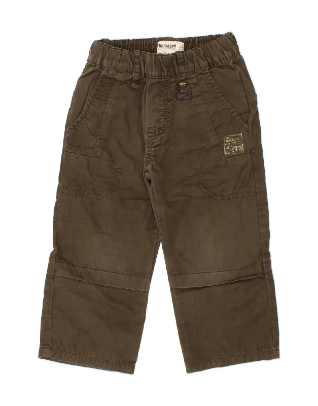 Girl Style TIMBERLAND Baby Boys Straight Casual Trousers 18-24 Months W18 L13 Khaki