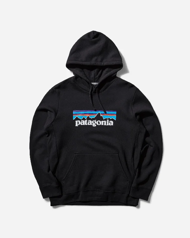 Cozy Essentials Men's P-6 Logo Uprisal Hooded Sweatshirt Black