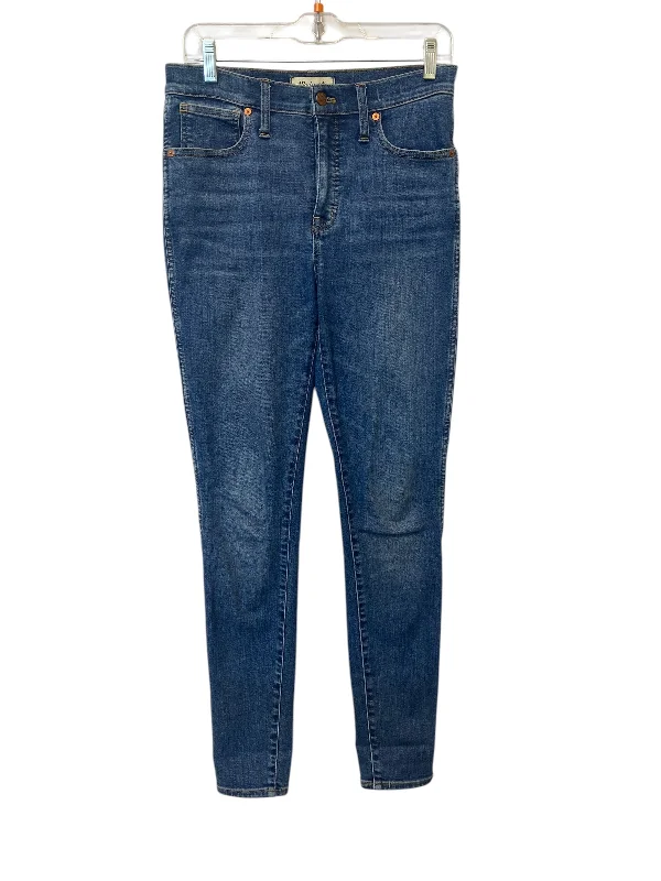 All-Day Comfort Jeans Skinny By Madewell In Blue Denim, Size: 4