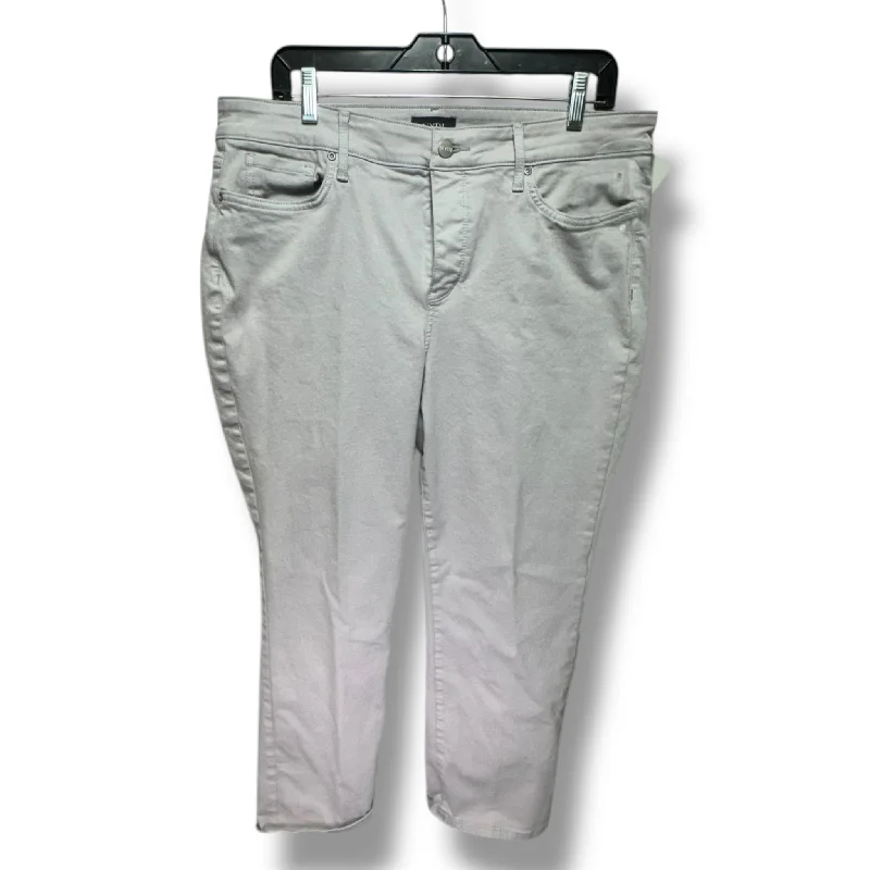 Sports Style Jeans Straight By Not Your Daughters Jeans In Grey, Size: 14