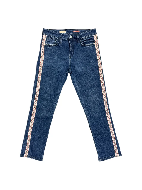 Fashion Style Jeans Skinny By Pilcro In Blue Denim, Size: 6