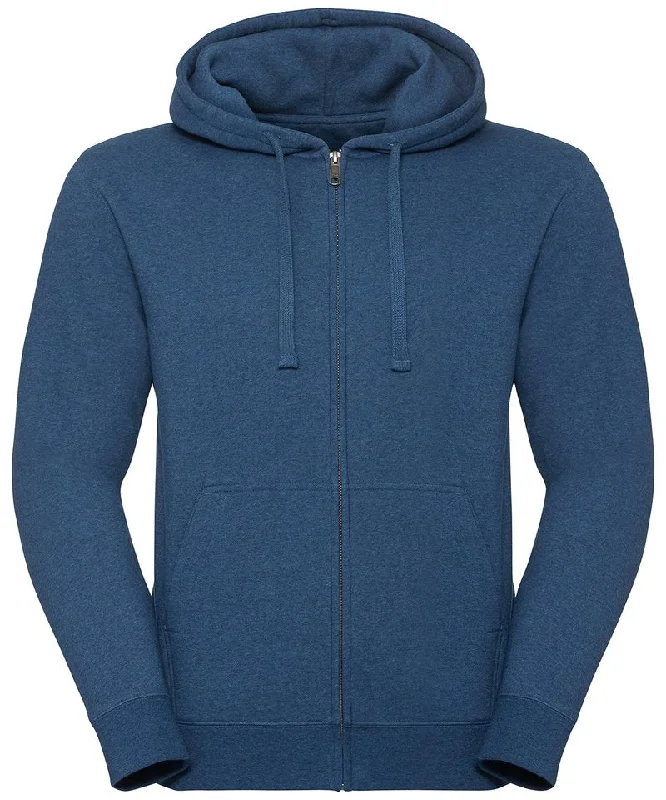 Avant-garde Design Ocean Melange - Authentic melange zipped hood sweatshirt
