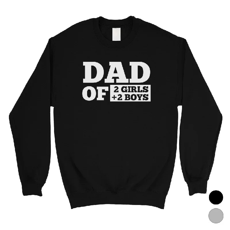 Cozy Outerwear Dad Boys And Girls Custom Unisex Personalized Crewneck Sweatshirt