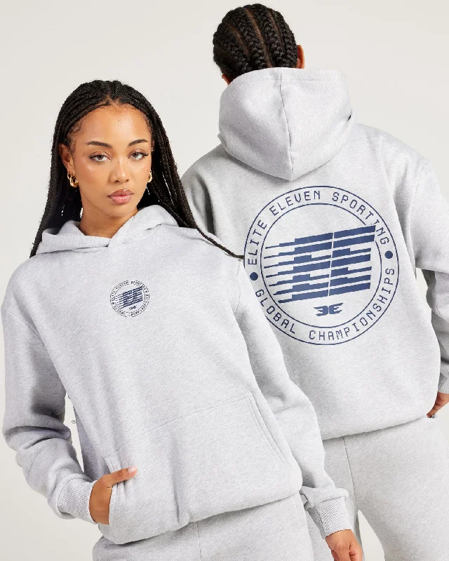 Celebrity Must-have Global Championship Hoodie - Grey