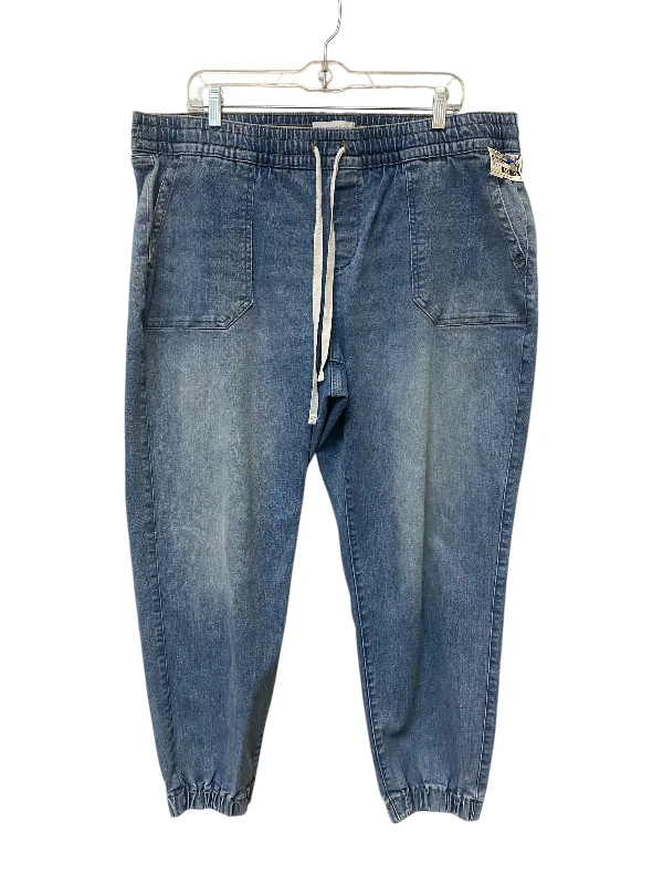 Everyday Comfort Jeans Boyfriend By Lane Bryant In Blue Denim, Size: 16