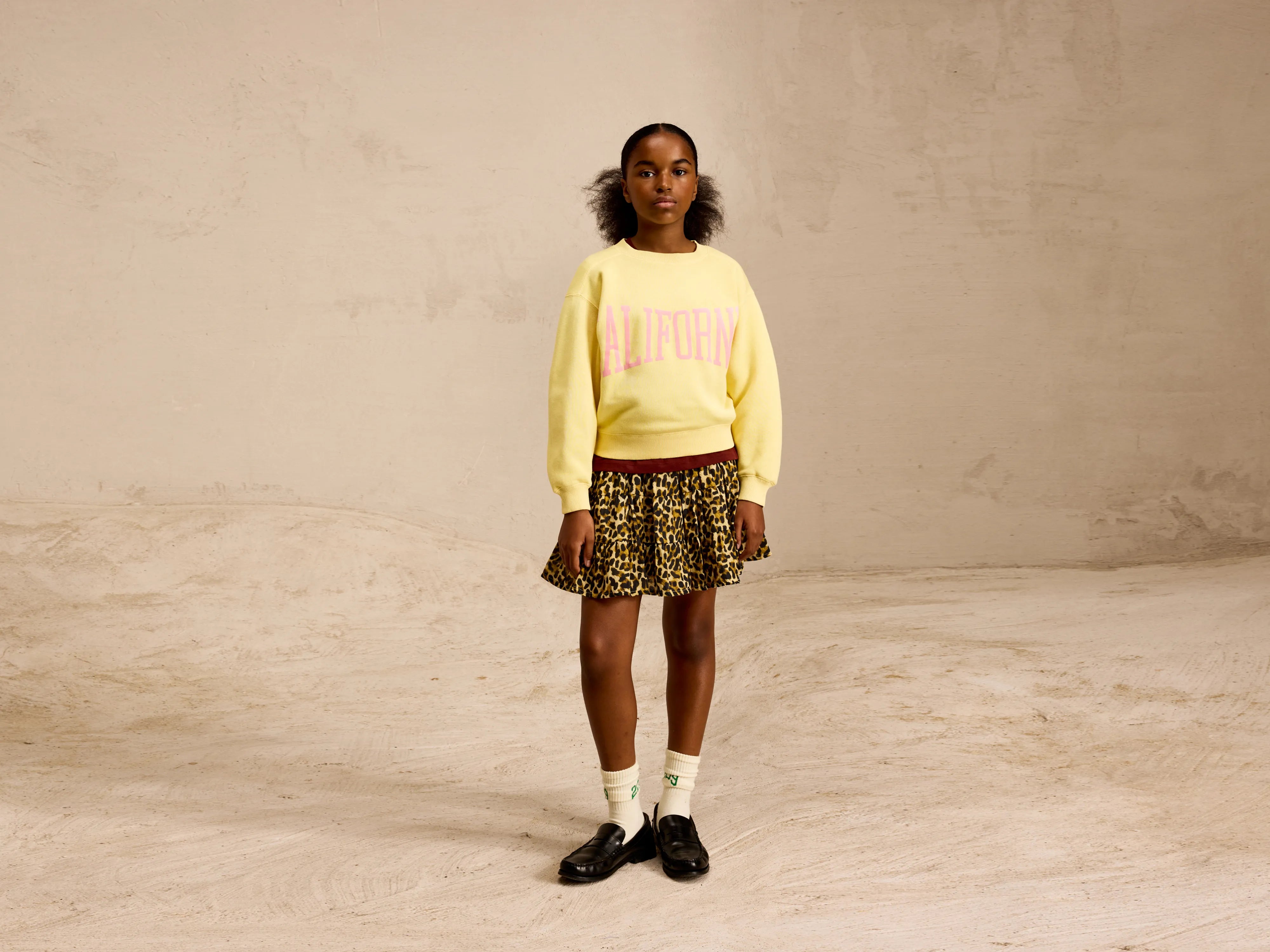 Casual Style Fadol crewneck sweatshirt (251 / G / FRENCH VANILLA)