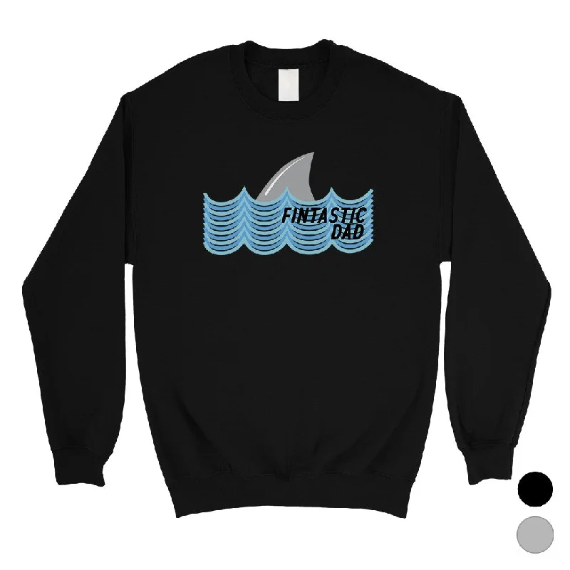 Daily Comfort Fintastic Dad Mens/Unisex Fleece Sweatshirt