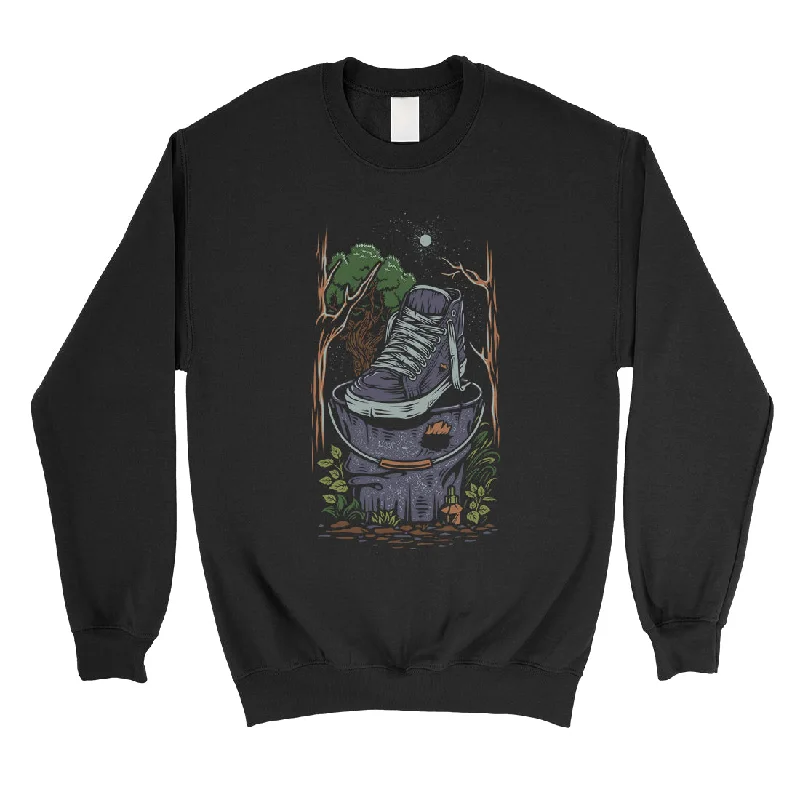 Light Dressing Shoe In Forest Unisex Crewneck Sweatshirt Vintage Design Pullover