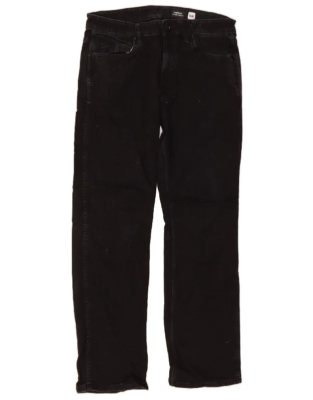 Fashion Must-have VOLCOM Mens Modown Relaxed Fit Straight Jeans W32 L30 Black