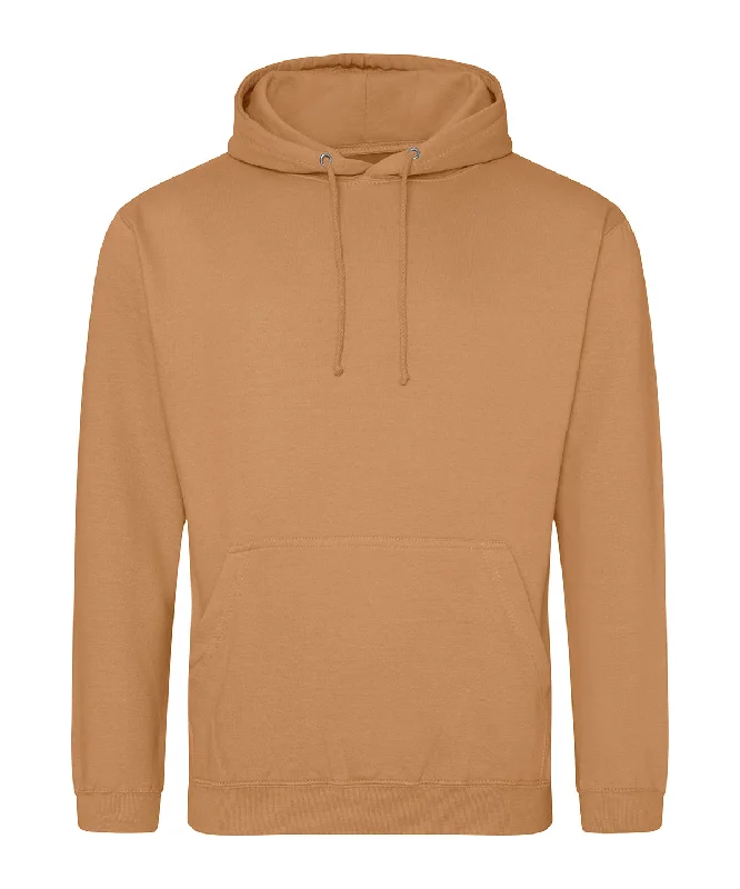 Floral Prints Caramel Latte - College hoodie