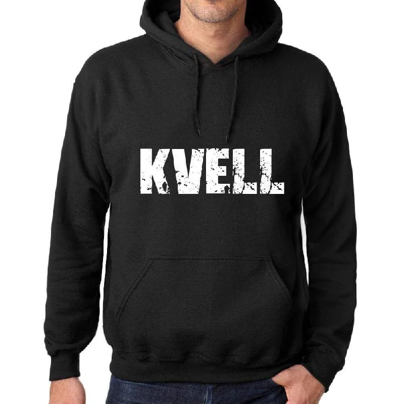 Fashion Pioneer Men's Women's Unisex Printed Graphic Cotton Hoodie Soft Heavyweight Hooded Sweatshirt Pullover Popular Words KVELL Deep Black Fashion Pioneer Men's Women's Unisex Printed Graphic Cotton Hoodie Soft Heavyweight Hooded Sweatshirt Pullover Popular Words KVELL Deep Black