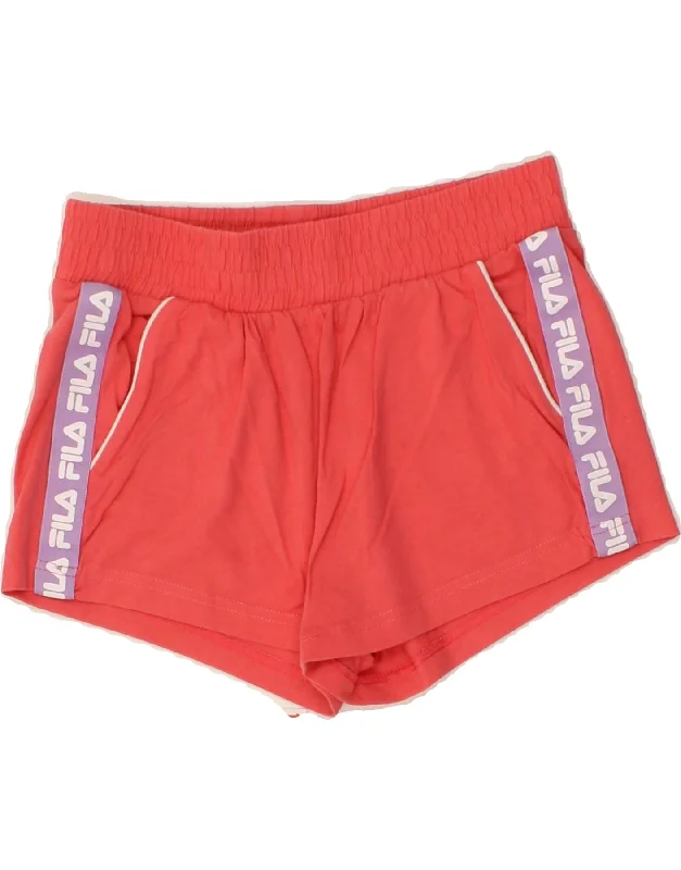 High-quality Design FILA Girls Graphic Sport Shorts 11-12 Years Orange