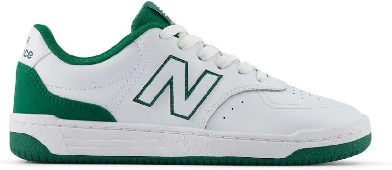 Spiritual Vitality NEW BALANCE KID'S BB80 WHITE/GREEN SNEAKER SHOES