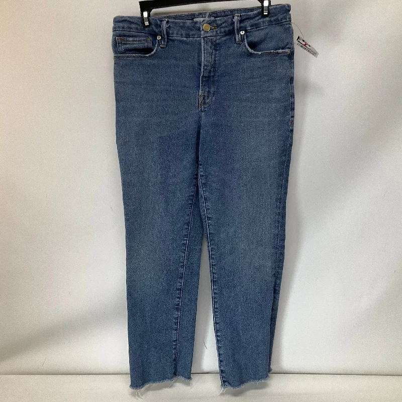 Comfortable Fashion Looks Jeans Skinny By Good American In Blue Denim, Size: 8