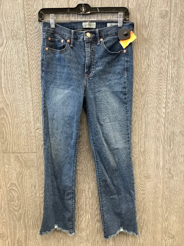 Trendy Traveler Jeans Cropped By Jessica Simpson In Blue Denim, Size: 4
