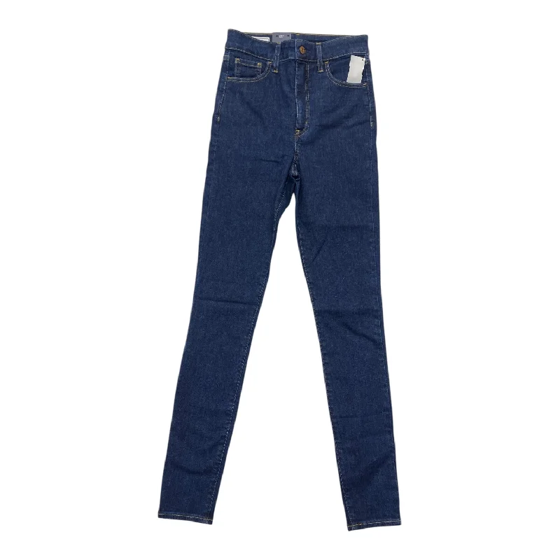 Energy Wear Jeans Skinny By Gap In Blue Denim, Size: 4l